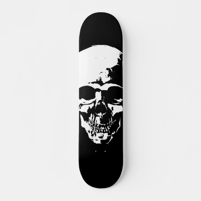 Skull Black Skateboard (Front)