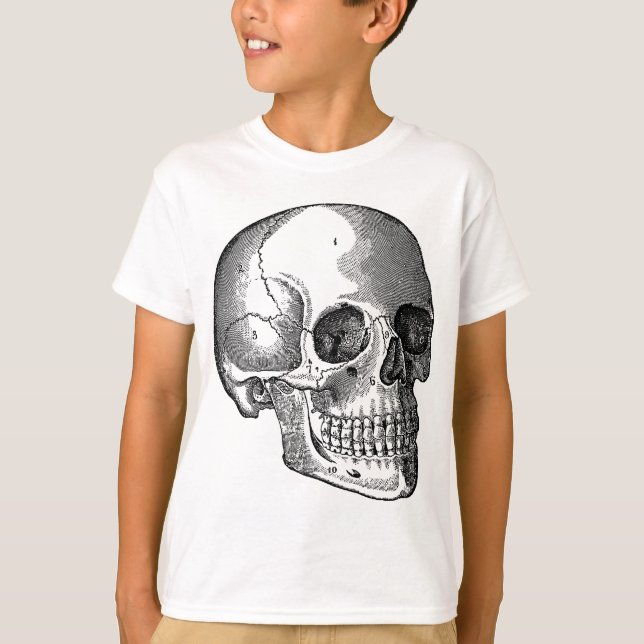 Skull - Black T-Shirt (Front)