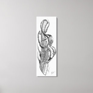 skull blade 3 canvas print