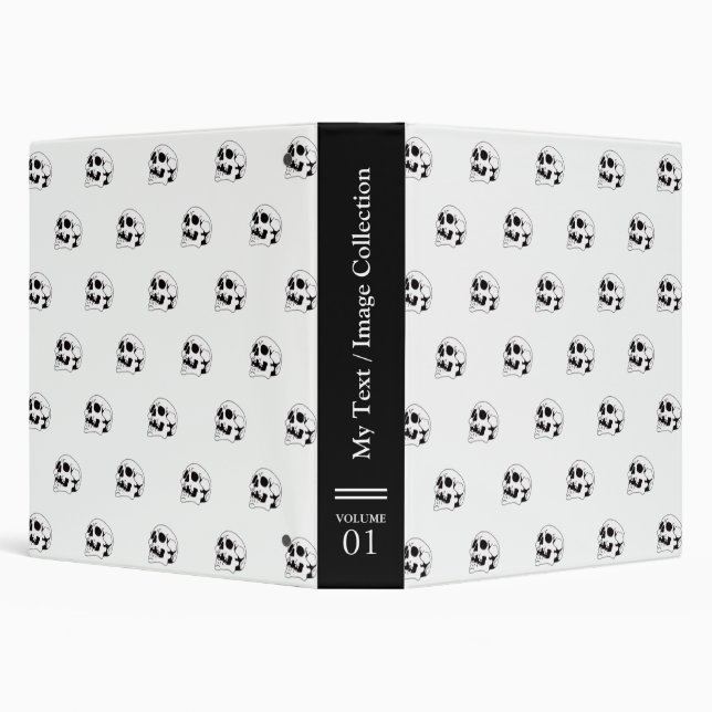 Skull Bone Pattern I Binder (Background)