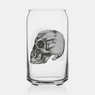 Skull & Bones Can Glass