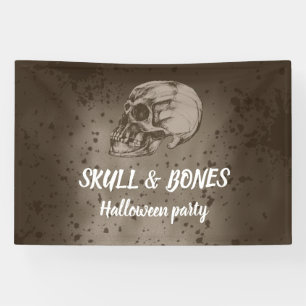 Skull & Bones Halloween Banner