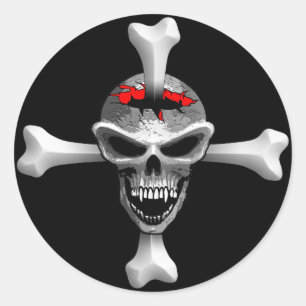 Skull Bones Sticker