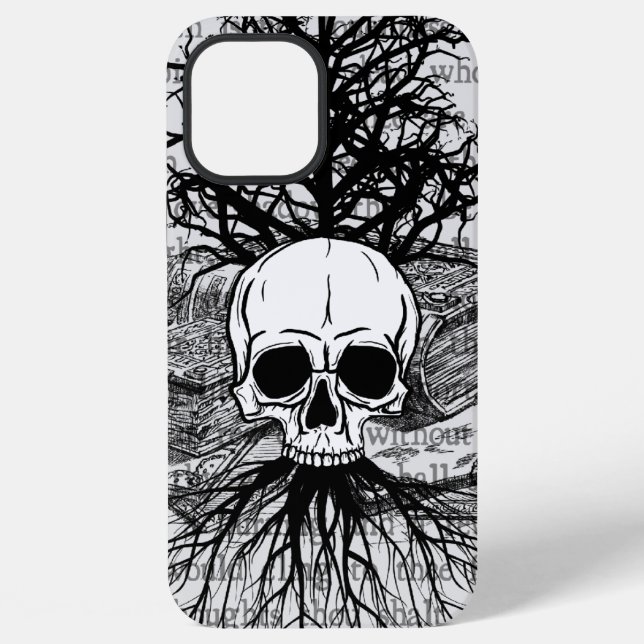 Skull & Books Case-Mate iPhone Case (Back)