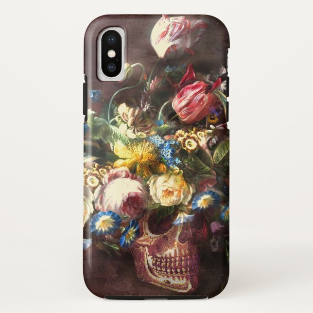Skull Bouquet Case-Mate iPhone Case (Back)