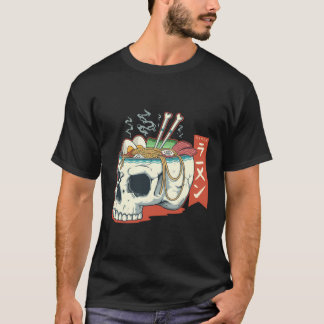 Skull Bowl Ramen Ramen Noodle Japanese Noodle T-Shirt