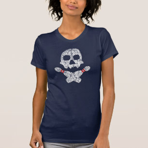 Skull & Bowling Pins T-Shirt