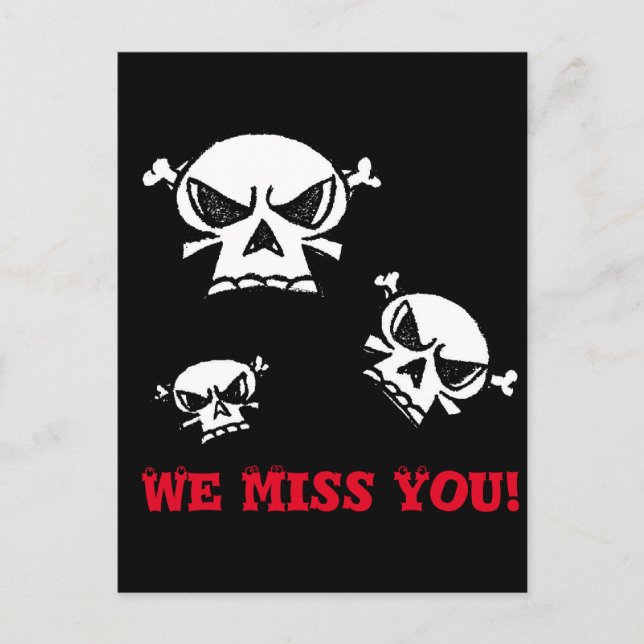 Skull Boys Postcard (Front)