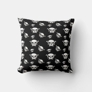 Skull Boys Throw Pillow