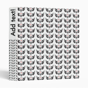 Skull bug pattern binder