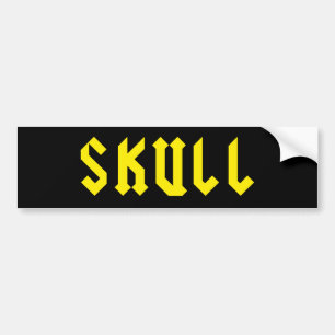 Skull Bumper Sticker