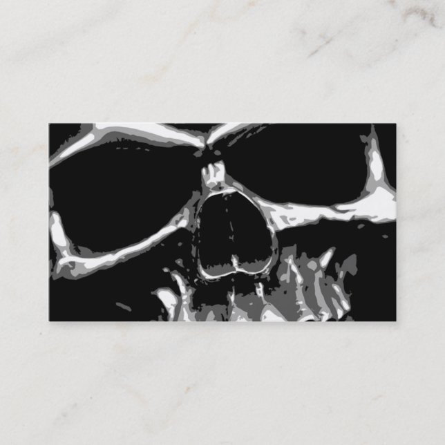 Skull Business Card (Front)