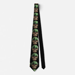 Skull Cactus Tie