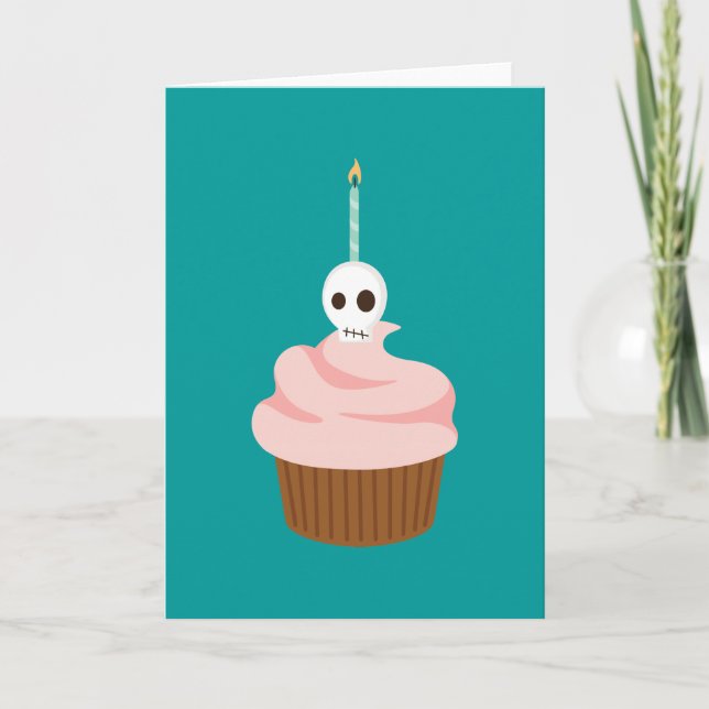 Skull Cake Card (Front)