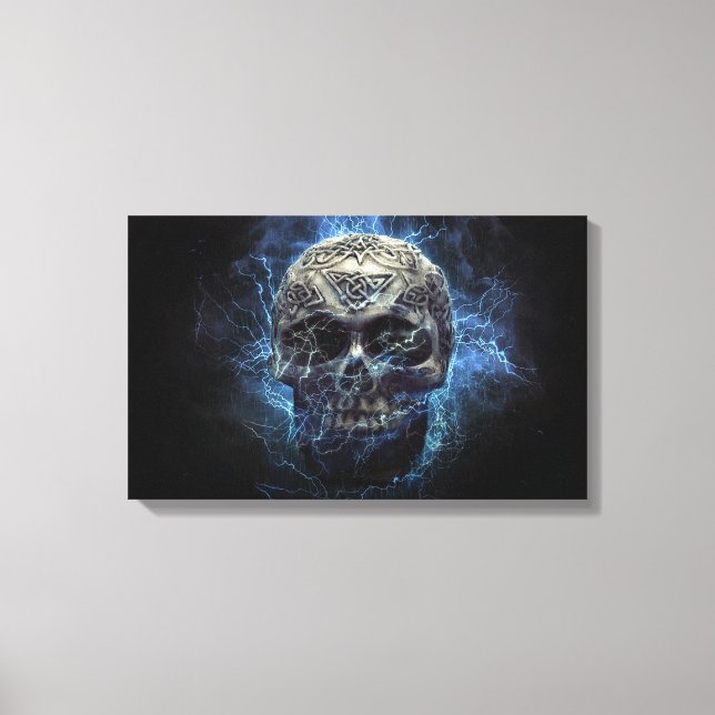Skull Canvas Print (Front)