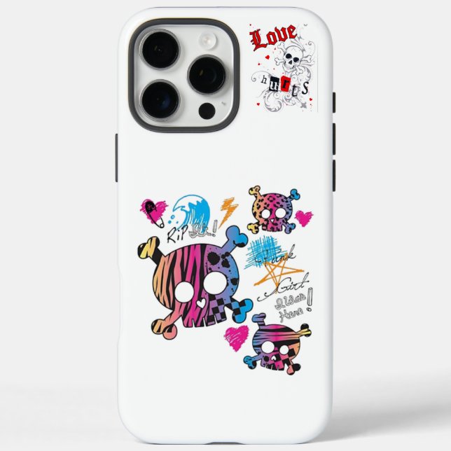 Skull Case-Mate iPhone Case (Back)