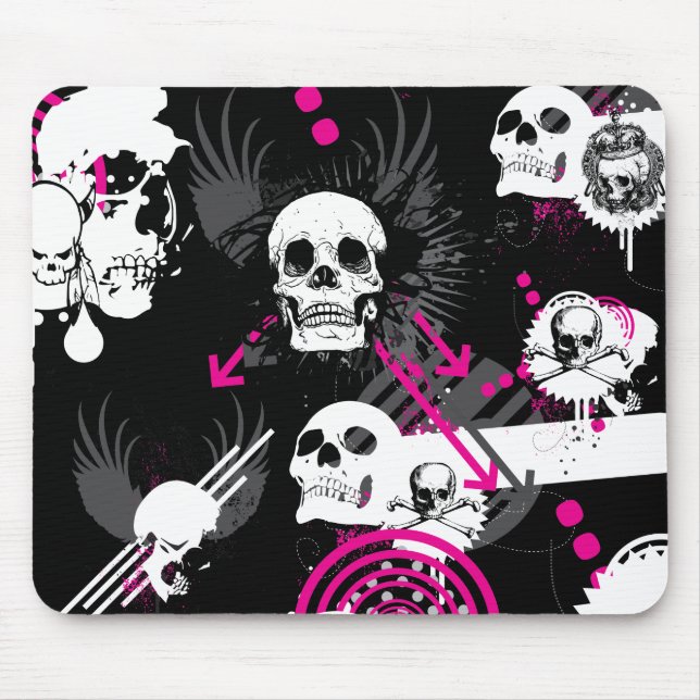 Skull Chaos Mousepad (Front)