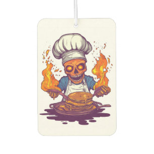 Skull Chef Madness � Funny Cooking Skeleton Air Freshener
