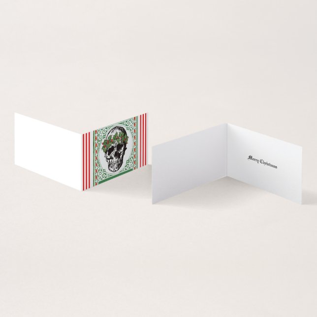 Skull Christmas Card (Inside and Outside)