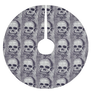 Skull Christmas Tree Skirt