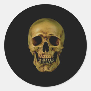 Skull Classic Round Sticker