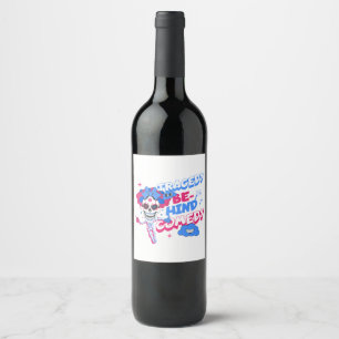 Skull Clown Wine Label