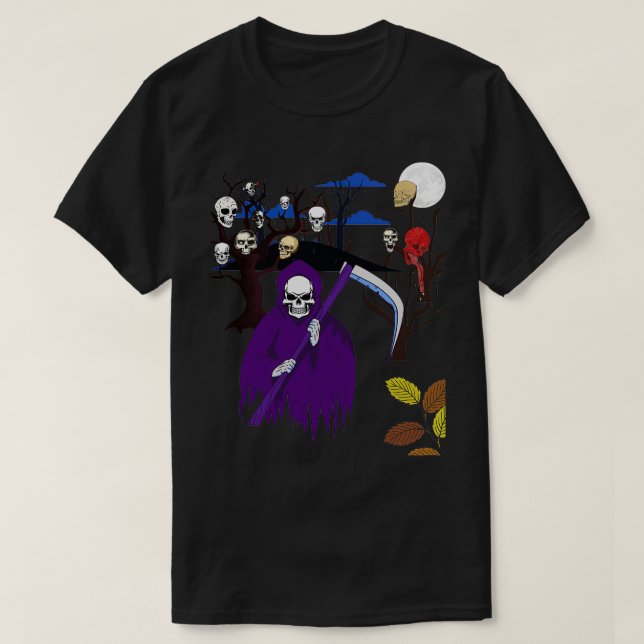 Skull Collector Black Version T-Shirt (Design Front)