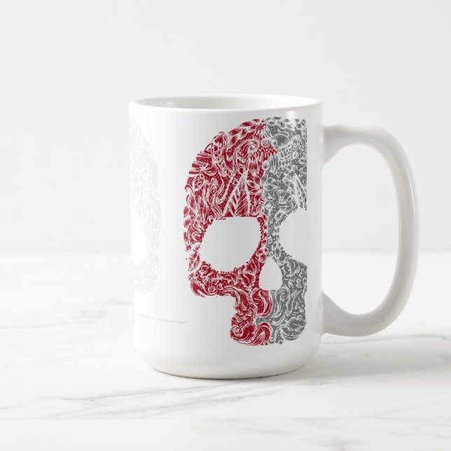 Skull Colored Style Coffee Mug (Right)