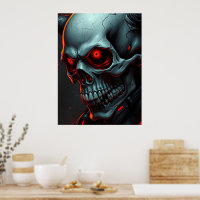 Skull Comics Style Illustration Fantasy Art