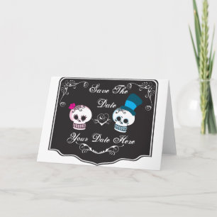Skull Couple Invitation