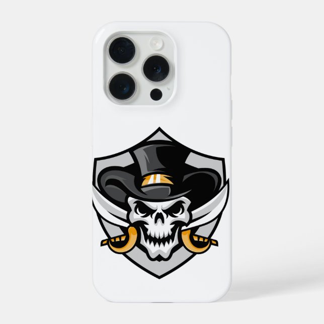 Skull Cowboy iPhone 15 Pro Case  (Back)