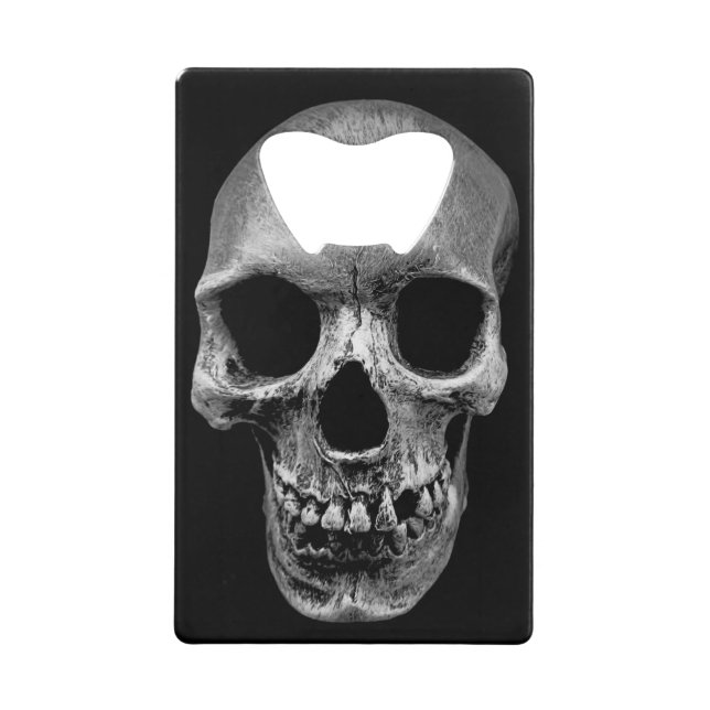 Skull Credit Card Bottle Opener (Front)