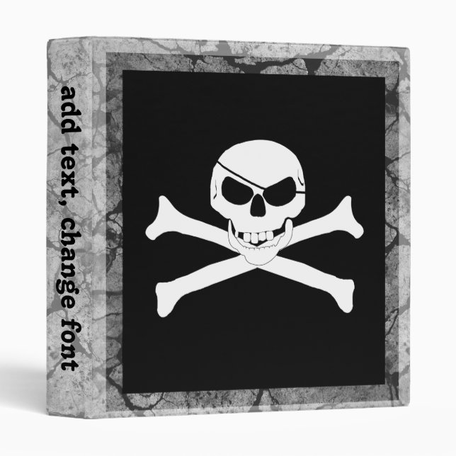 Skull & Crossbones Binder (Front/Spine)