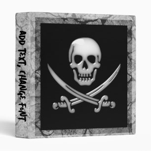 Skull & Crossbones Binder