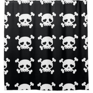 Skull Crossbones: Black-White Pattern.
