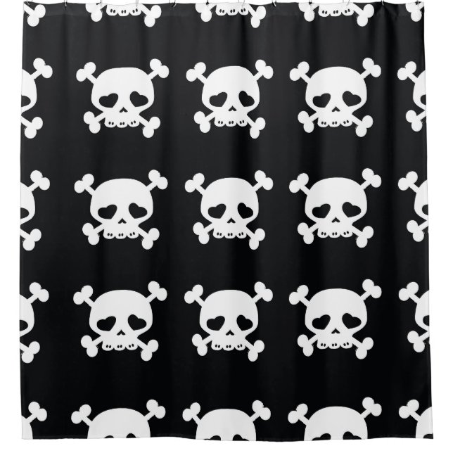 Skull Crossbones: Black-White Pattern. (Front)