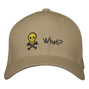 Skull & Crossbones Customizable Embroidery Hat