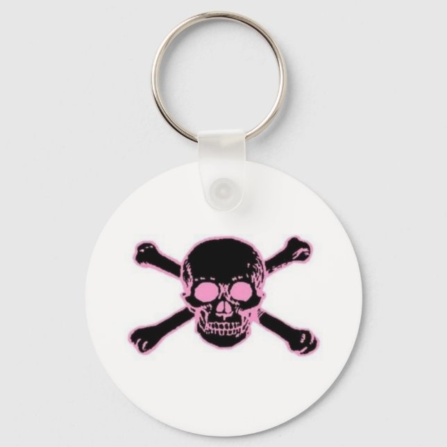 Skull Crossbones Keychain (Front)