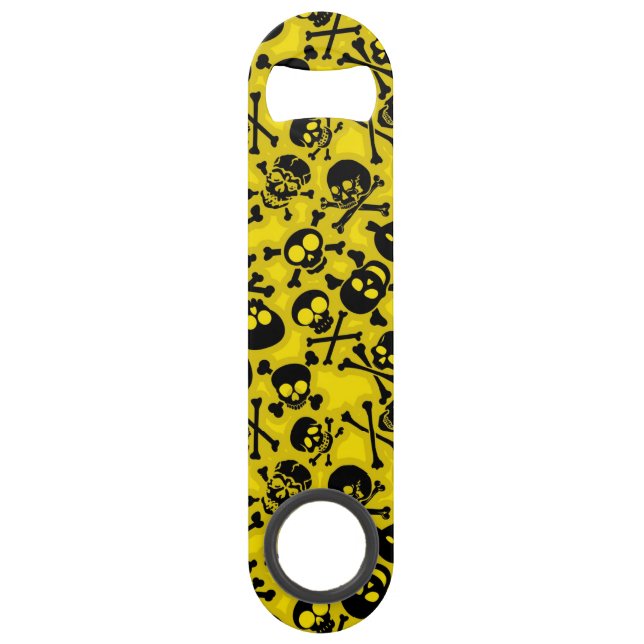 Skull & Crossbones Pattern Bar Key (Front)