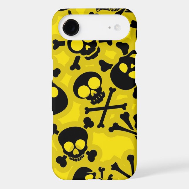 Skull & Crossbones Pattern Case-Mate iPhone Case (Back)