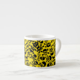 Skull & Crossbones Pattern Espresso Cup
