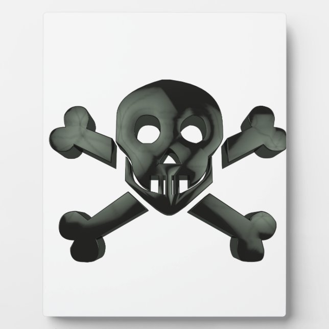 skull crossbones plaque (Front)
