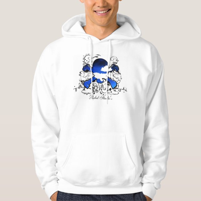 Skull & Crossbones -Shirt Hoodie (Front)