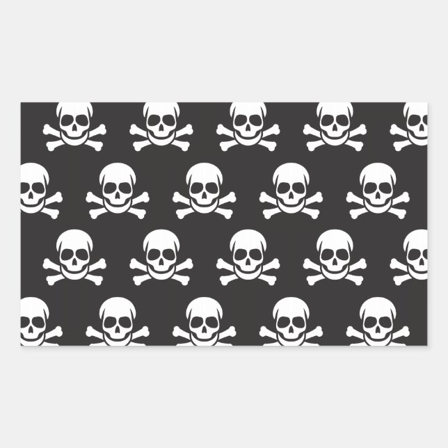 Skull & Crossbones Sticker (Front)