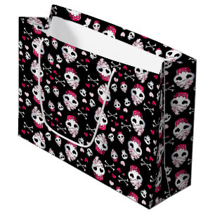 Skull Cupcake Madness Large Gift Bag