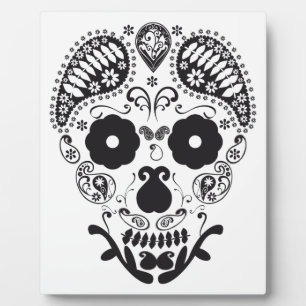 Skull decorative plaque