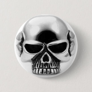 SKULL DESIGN 2 INCH ROUND BUTTON