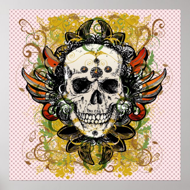 Skull Design Poster (Front)