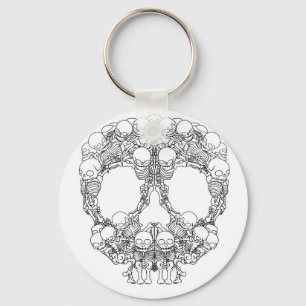 Skull Design - Pyramid of Skulls Keychain