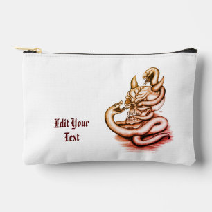 Skull - Devil Head with Snake Accessory Pouch